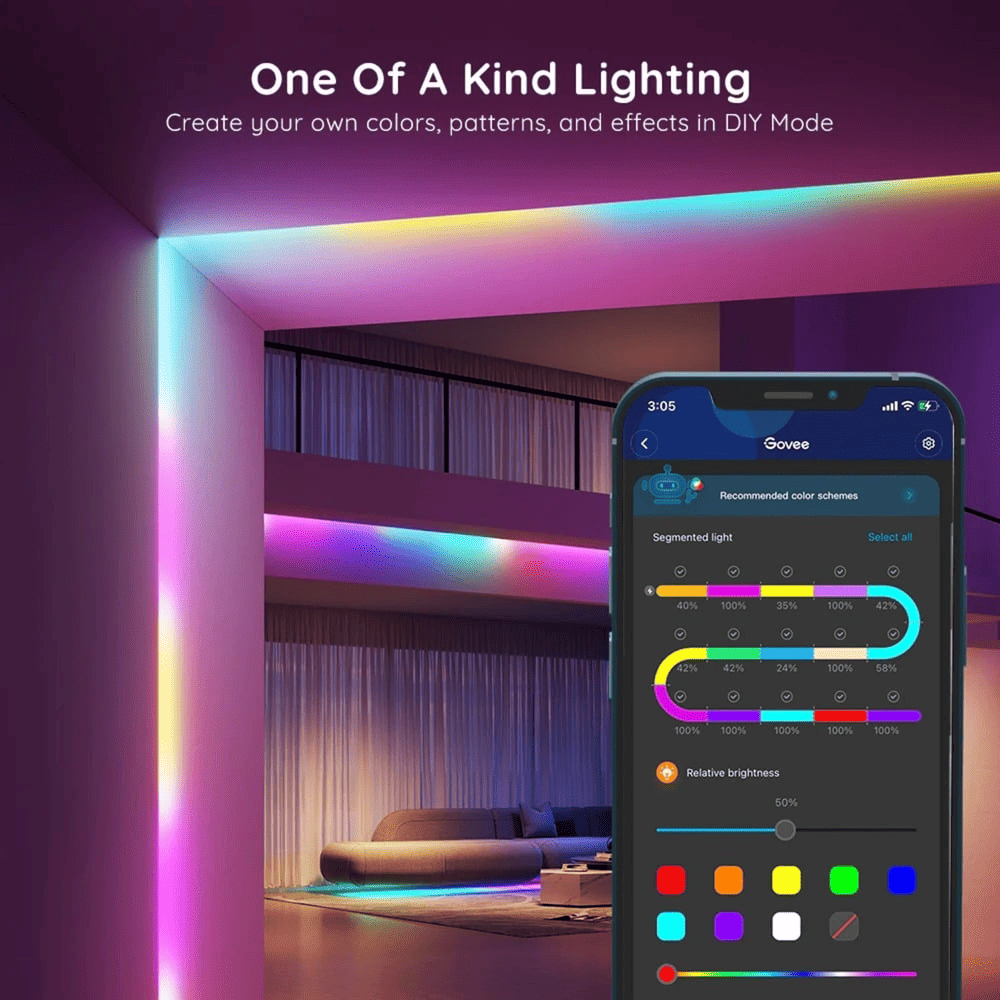 Govee RGBIC Basic LED Strip Lights - 10M - TeqClub.com