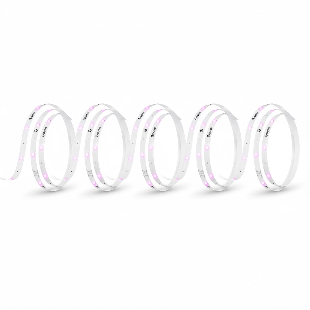 Govee RGBIC Basic LED Strip Lights (50M) - 5x 10M RGB Smart Lighting - TeqClub.com
