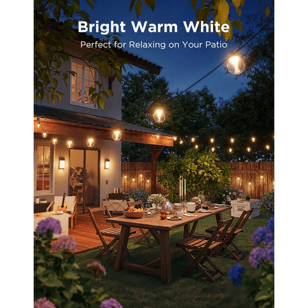 Govee RGBICW Outdoor String Lights – 2 - Pack Bundle - TeqClub.com