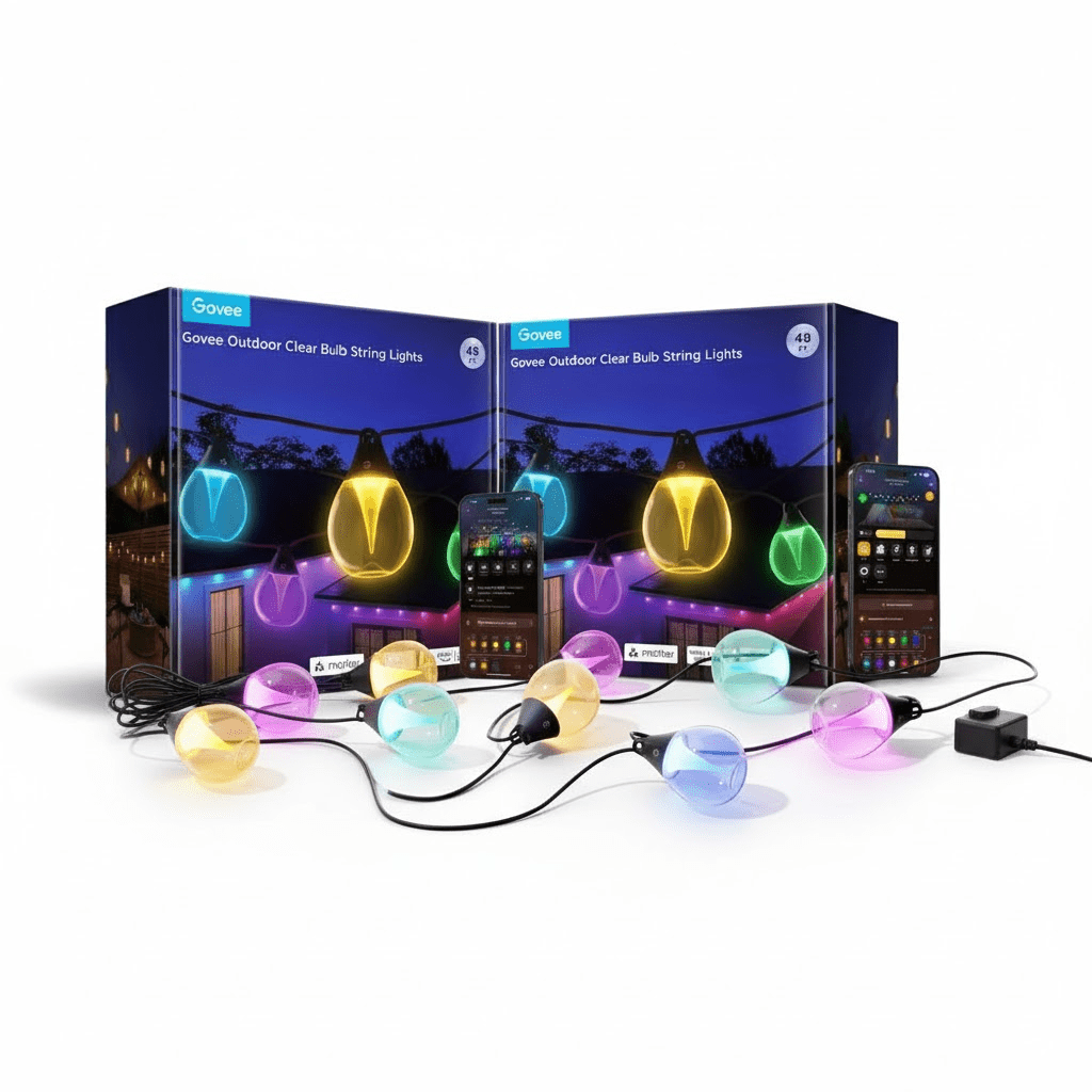 Govee RGBICW Outdoor String Lights – 2 - Pack Bundle - TeqClub.com