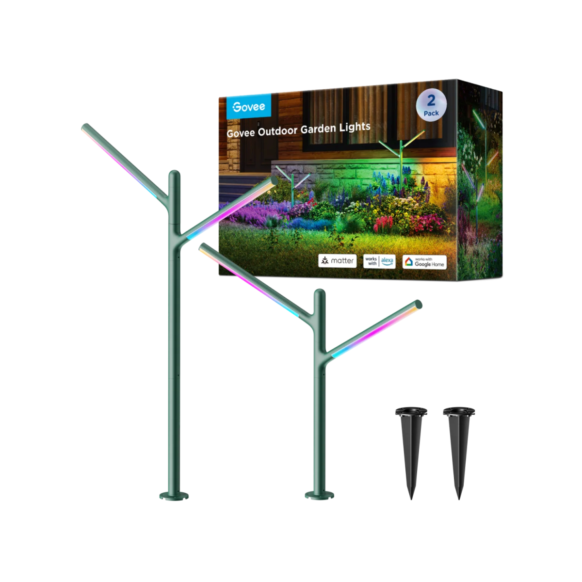 Govee RGBICWW Garden Lights - TeqClub.com
