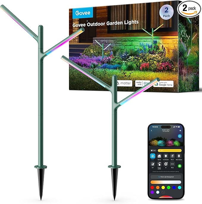 Govee RGBICWW Garden Lights - TeqClub.com