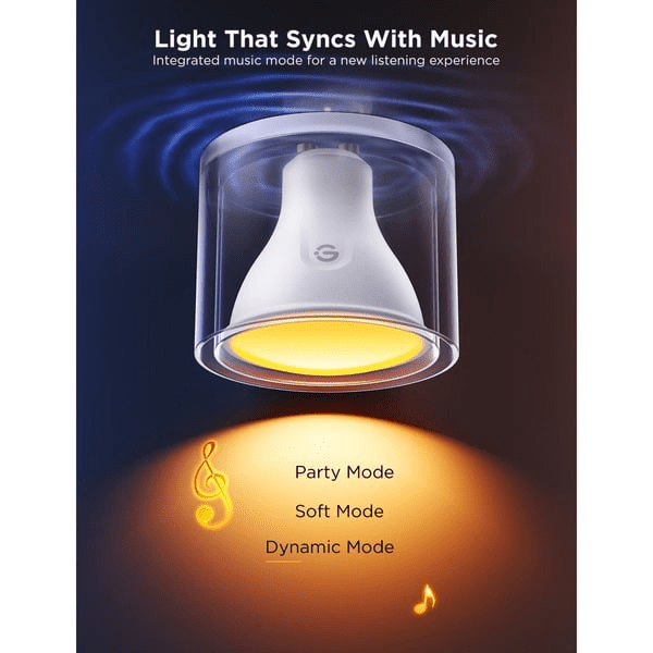 Govee RGBWW GU10 Smart LED Bulbs – 4 - Pack (2 Sets of 2) - TeqClub.com