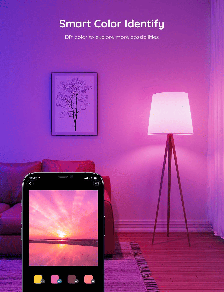 Govee RGBWW Smart LED Bulb (1 Pack) E27 - TeqClub.com