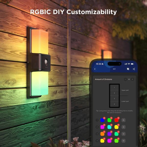 Govee Smart Outdoor Lighting Bundle – Garden Lights & Wall Light - TeqClub.com