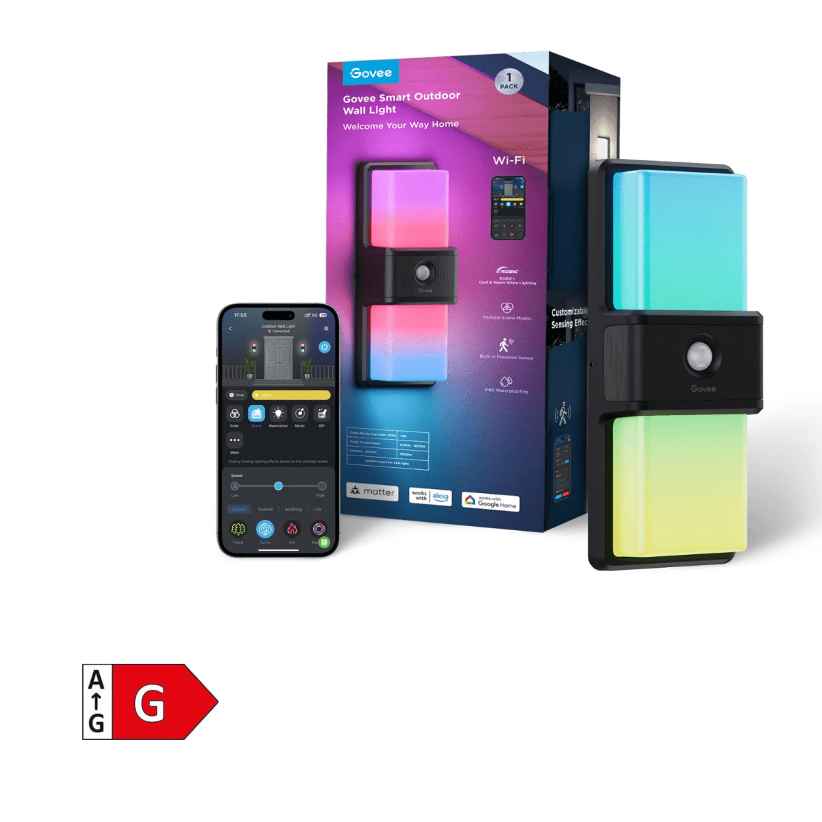 Govee Smart Outdoor Wall light - TeqClub.com