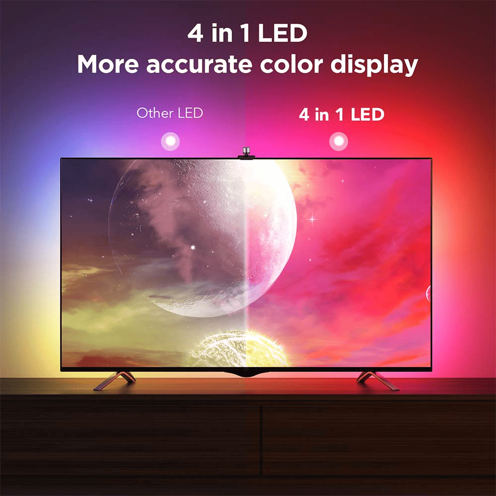 Govee Smart TV Backlight 3S Netflix (for 55 - 65 inch TVs) - TeqClub.com