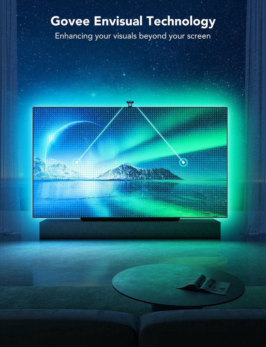 Govee Ultimate Ambiance Bundle – TV Backlight T2 | RGBICWW Floor Lamp Pro - TeqClub.com