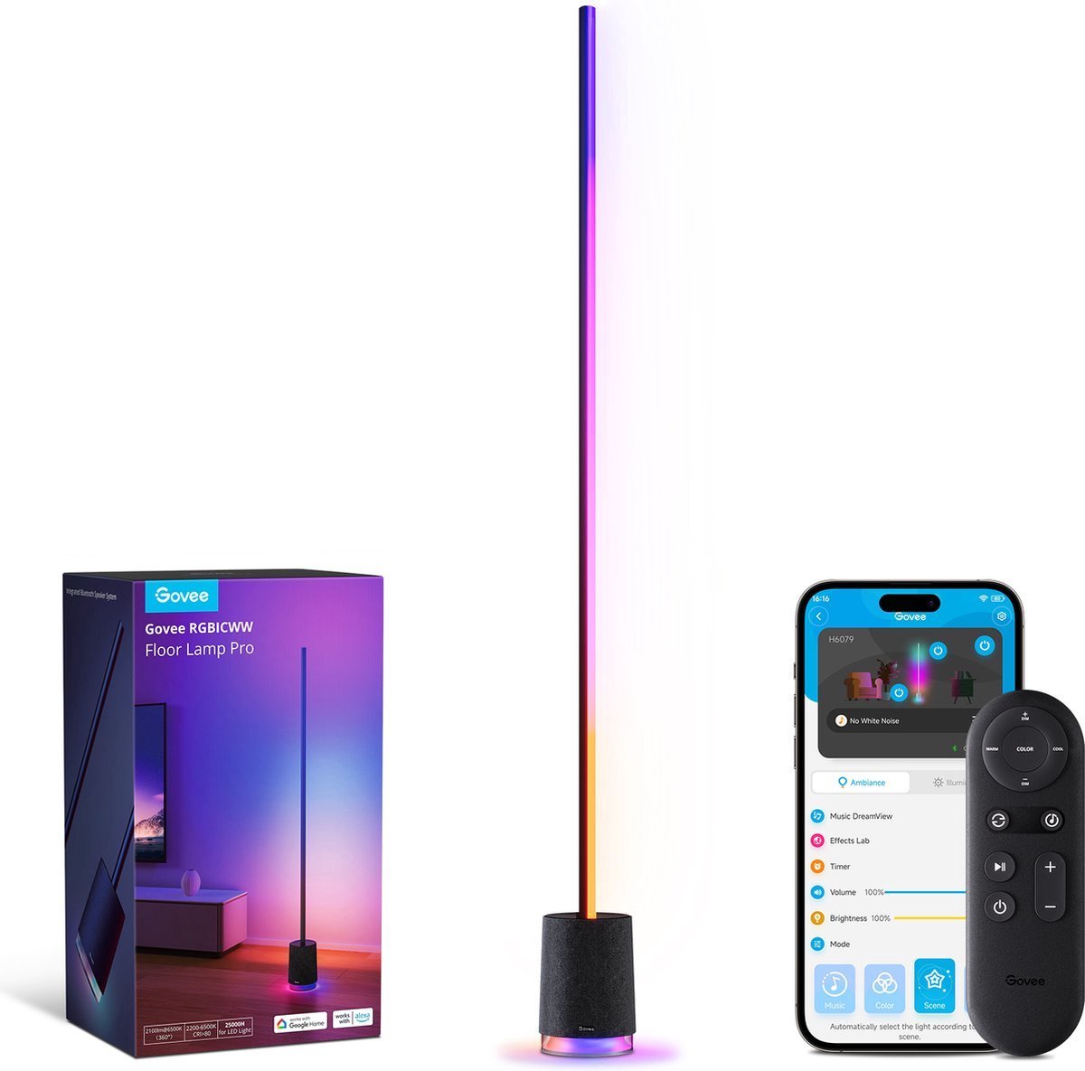 Govee Ultimate Ambiance Bundle – TV Backlight T2 | RGBICWW Floor Lamp Pro - TeqClub.com