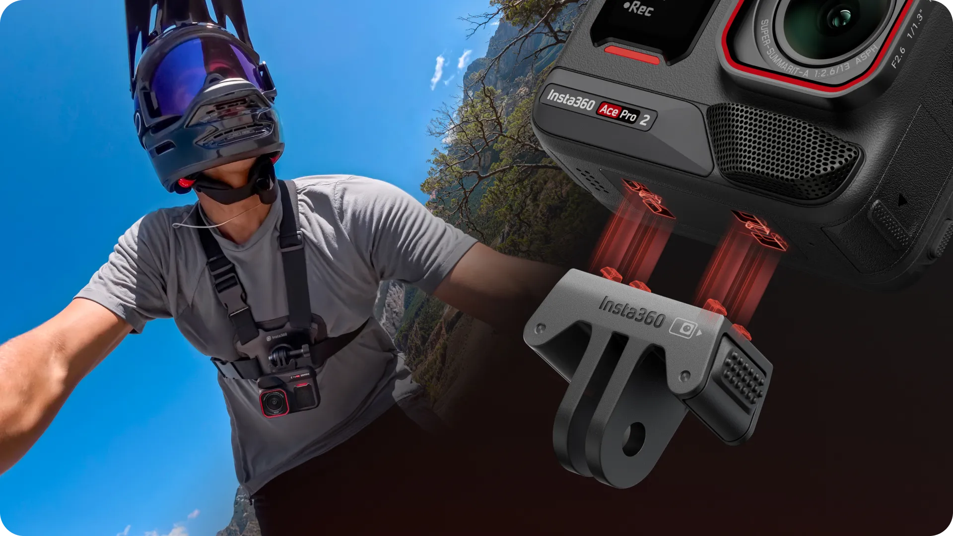 Insta360 Ace Pro 2/Ace Pro/Ace Standard Mount – Magnetický držák