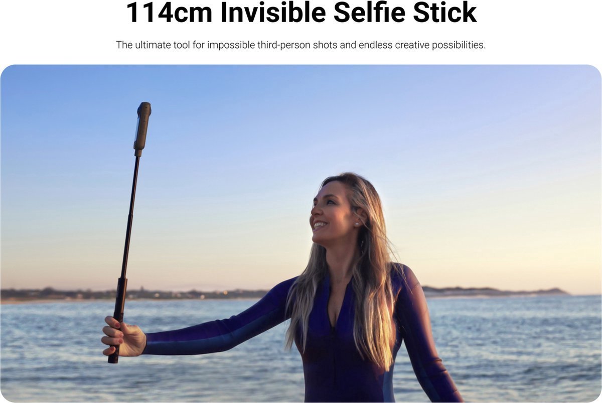 Insta360 Bundle - Invisible Selfie Stick With 256GB SD card - X5 X4 X3 X2 Ace Pro - TeqClub.com