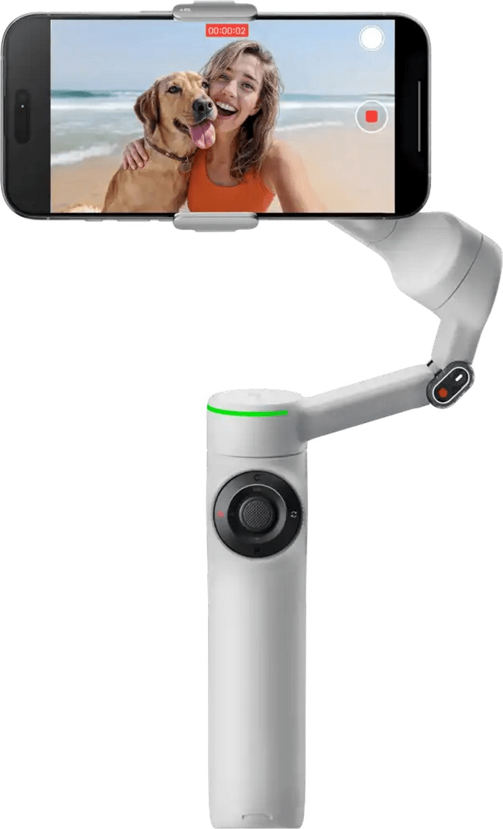 Insta360 Flow 2 Pro AI Tracker Bundle / Stone Gray - TeqClub.com
