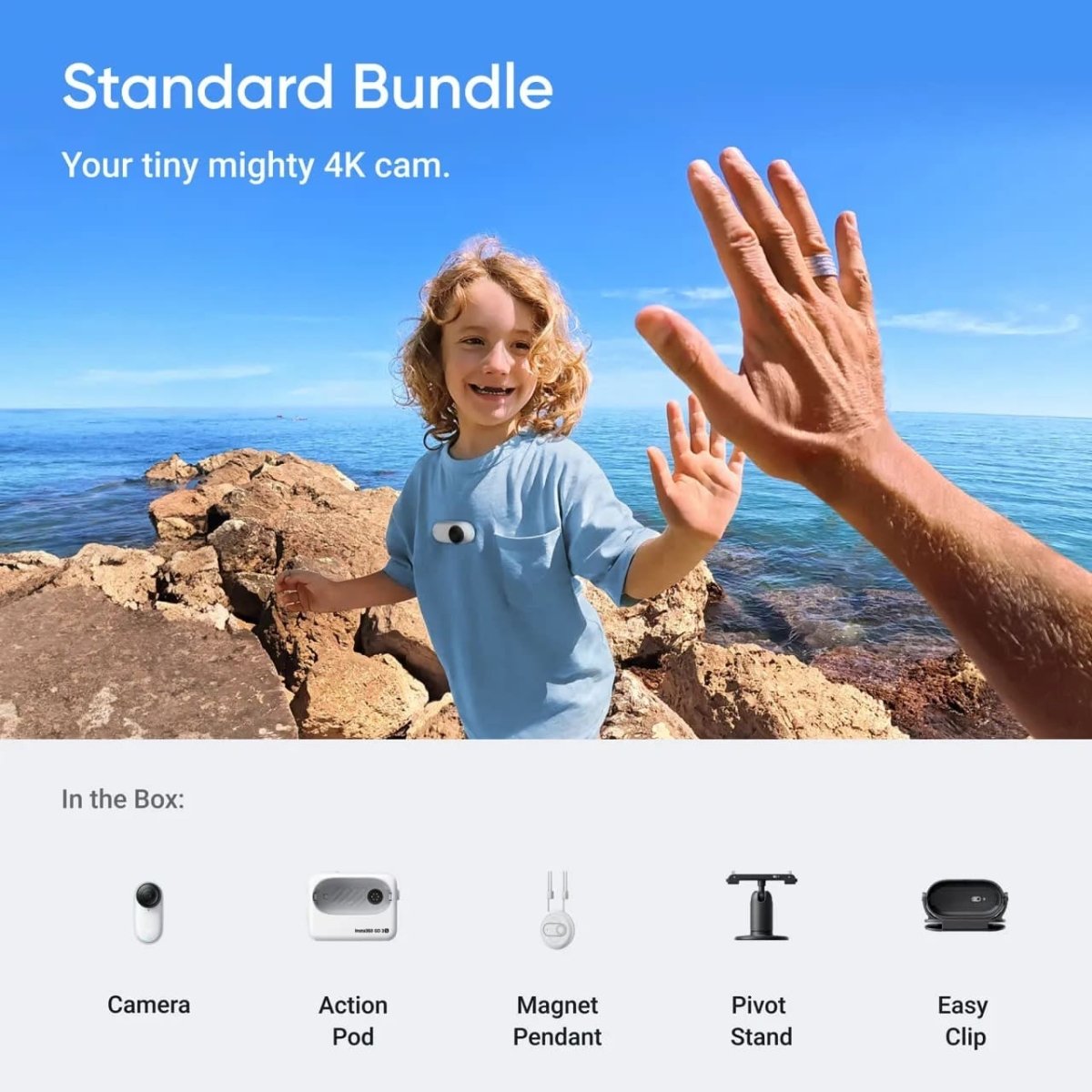 Insta360 GO 3S Standard Edition Arctic White 128GB - TeqClub.com