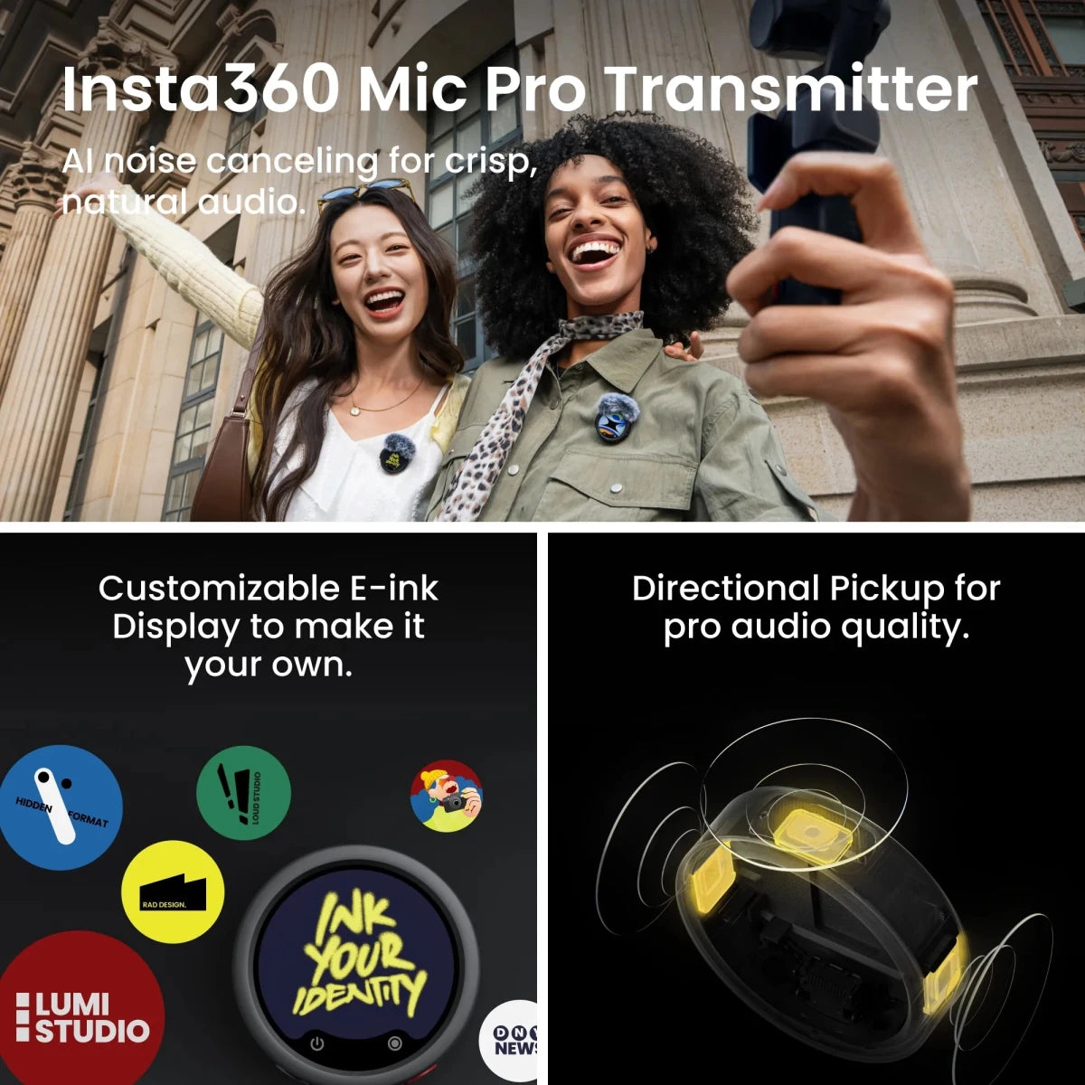 Insta360 Luna Ultra Creator Bundle Cosmic Black - TeqClub.com