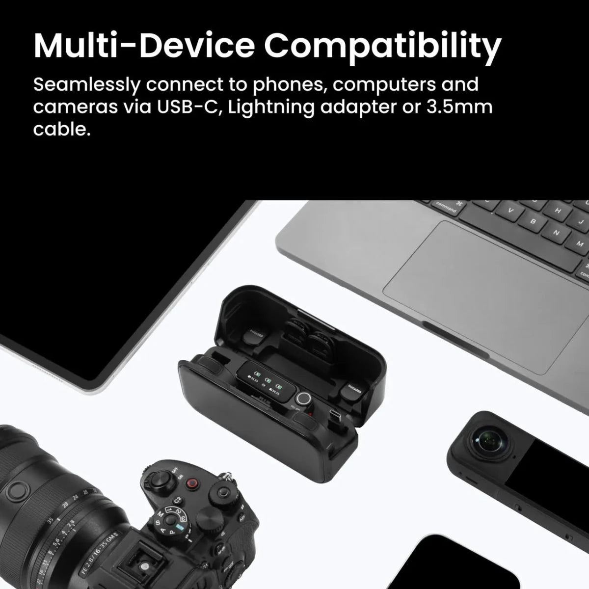 Insta360 Mic Pro (2 TX + 1 RX) - TeqClub.com