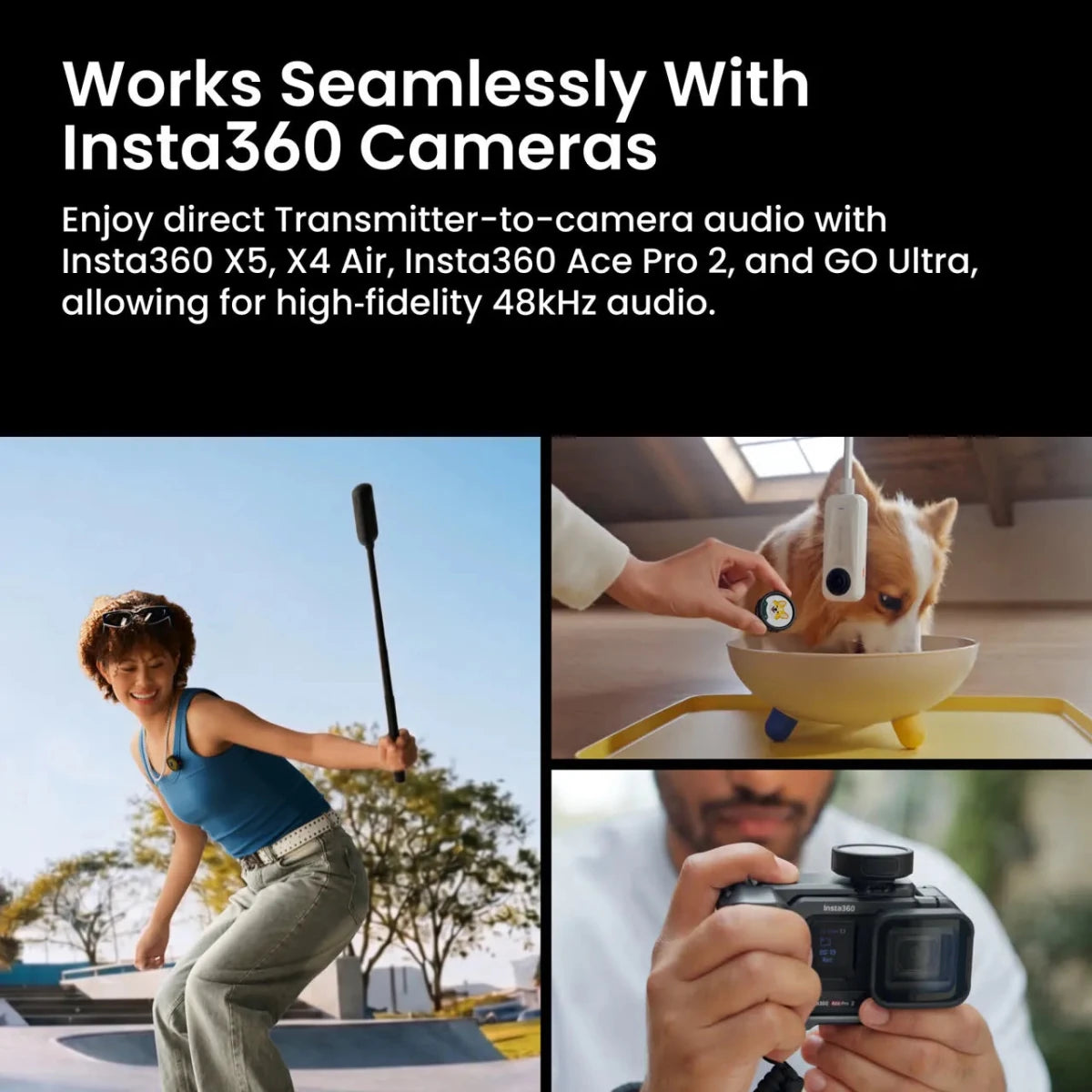 Insta360 Mic Pro (2 TX + 1 RX) - TeqClub.com