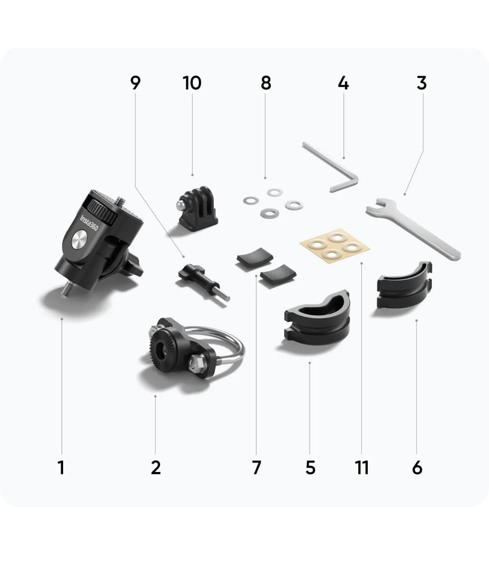 Insta360 X3 Motorcycle U - Bolt Mount - TeqClub.com