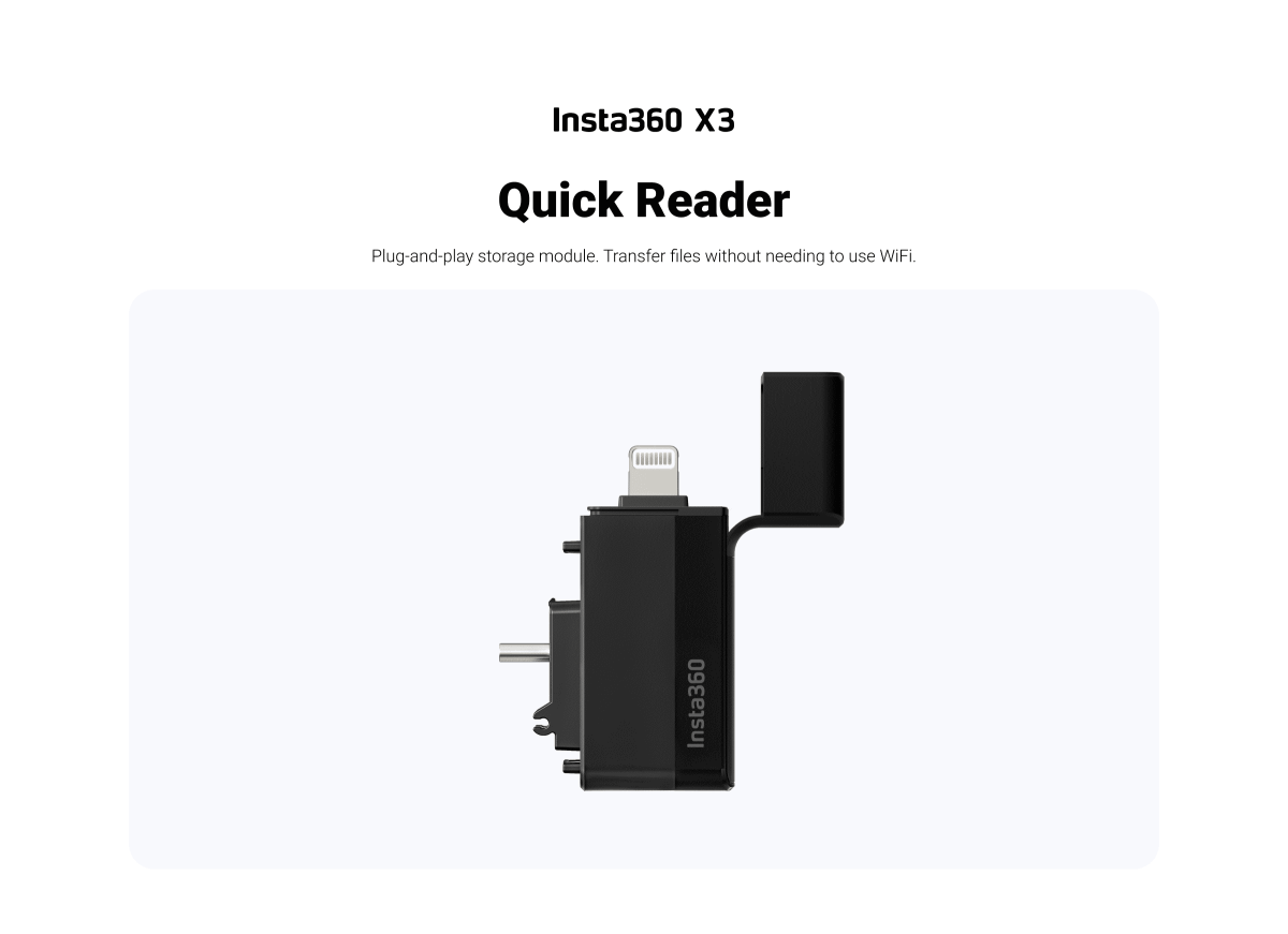 Insta360 X3 Quick Reader - TeqClub.com