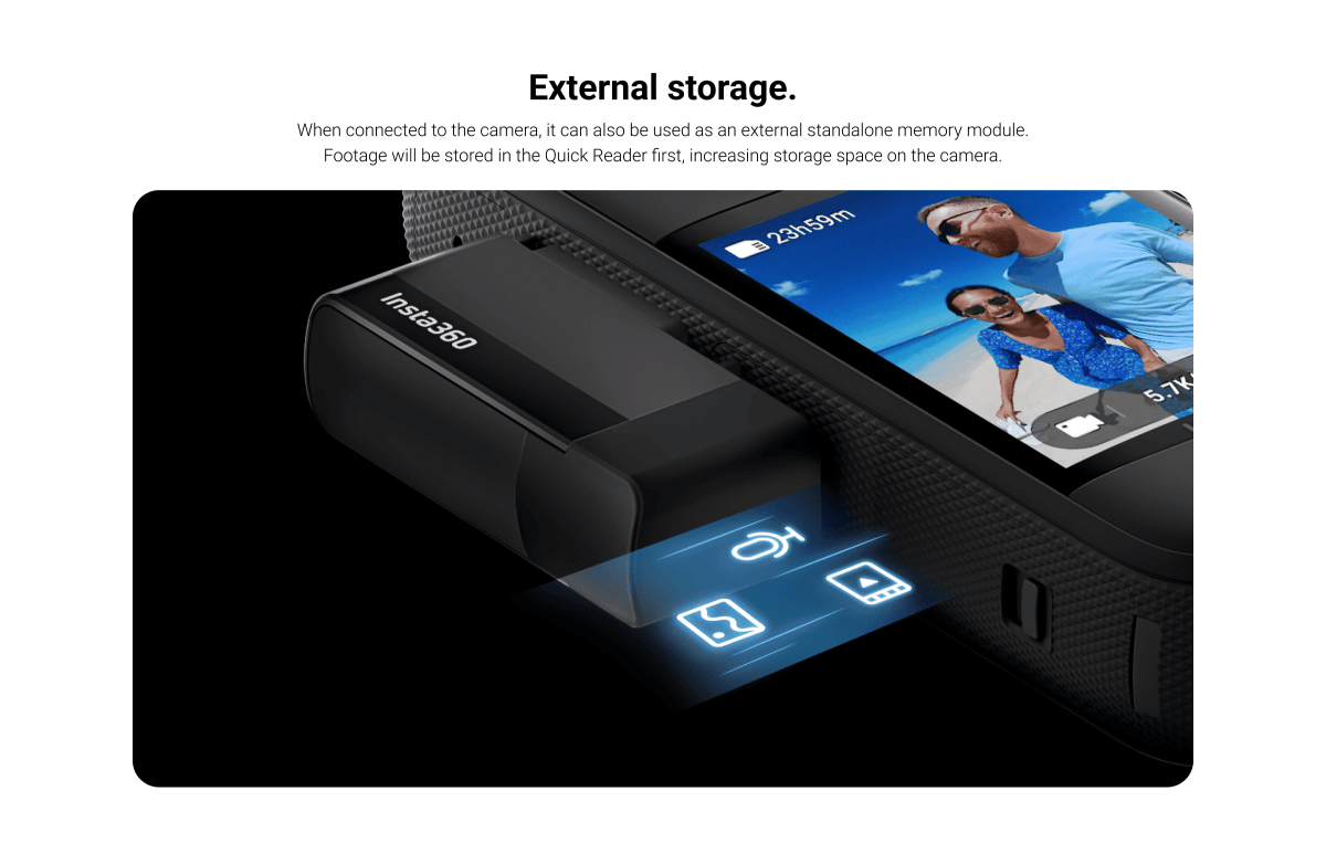 Insta360 X3 Quick Reader - TeqClub.com