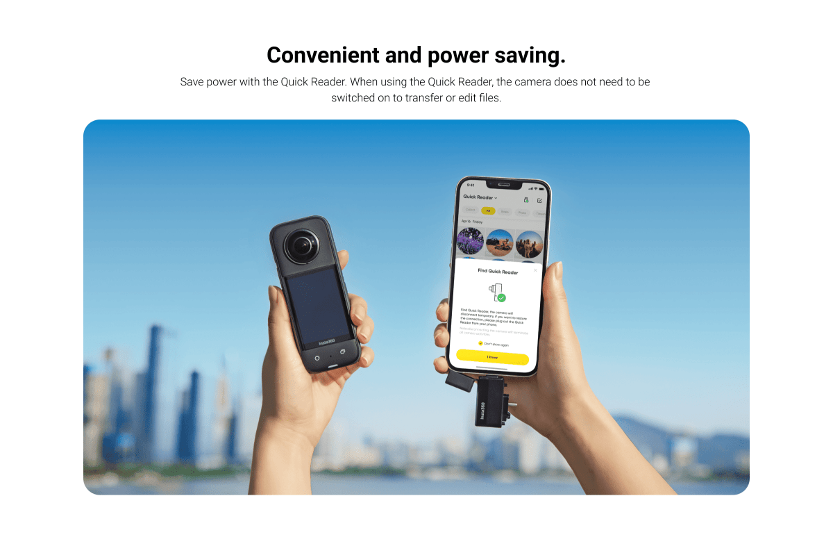 Insta360 X3 Quick Reader - TeqClub.com