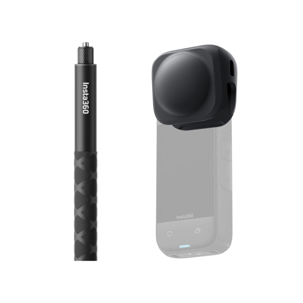 Insta360 X4 Lens Cap & Selfie stick Bundel - TeqClub.com