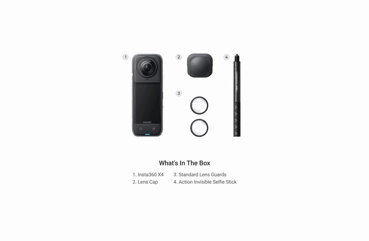 Insta360 X4 Snowboard Combo - TeqClub.com