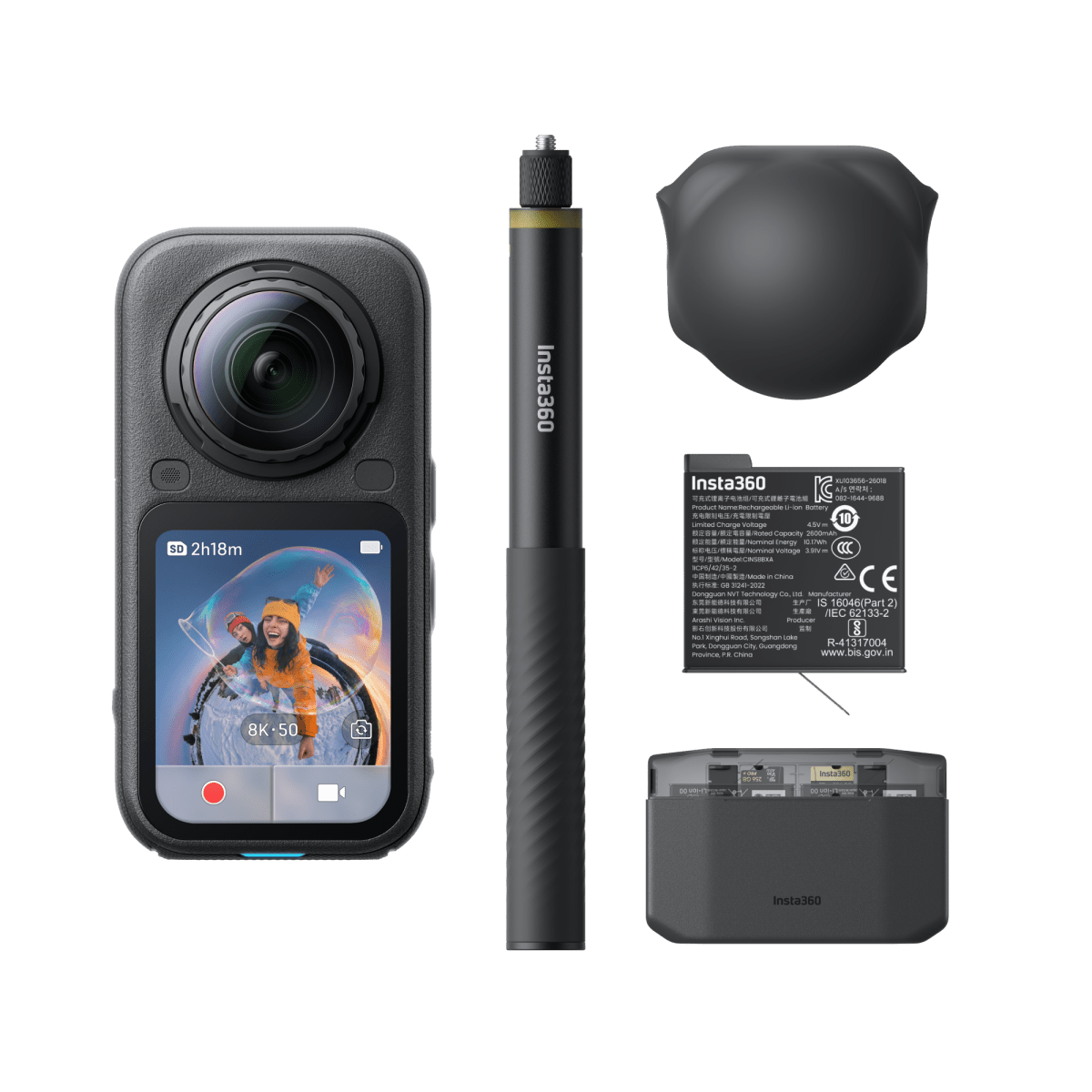 Insta360 X6 Essentials Bundle Midnight Black - TeqClub.com