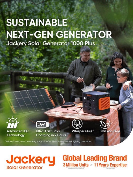 Jackery Explorer 1000 Plus - TeqClub.com