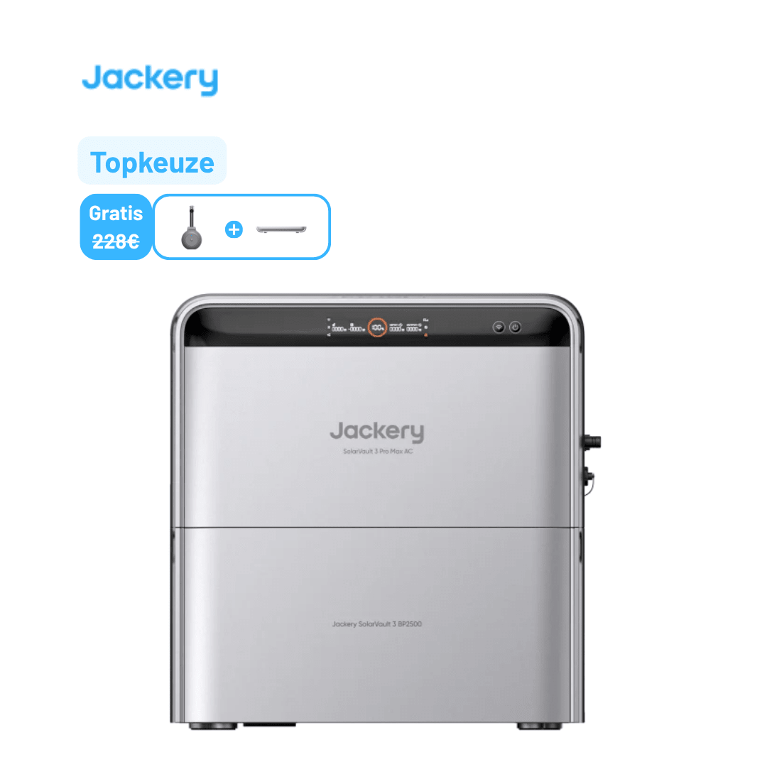 Jackery SolarVault 3 Pro Max AC+ SolarVault 3 BP2500 - TeqClub.com
