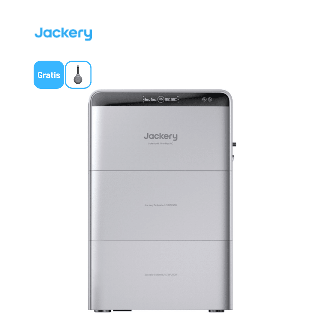Jackery solarvault 3 Pro max AC+2* SolarVault 3 BP2500 - 7.56 kWh - TeqClub.com