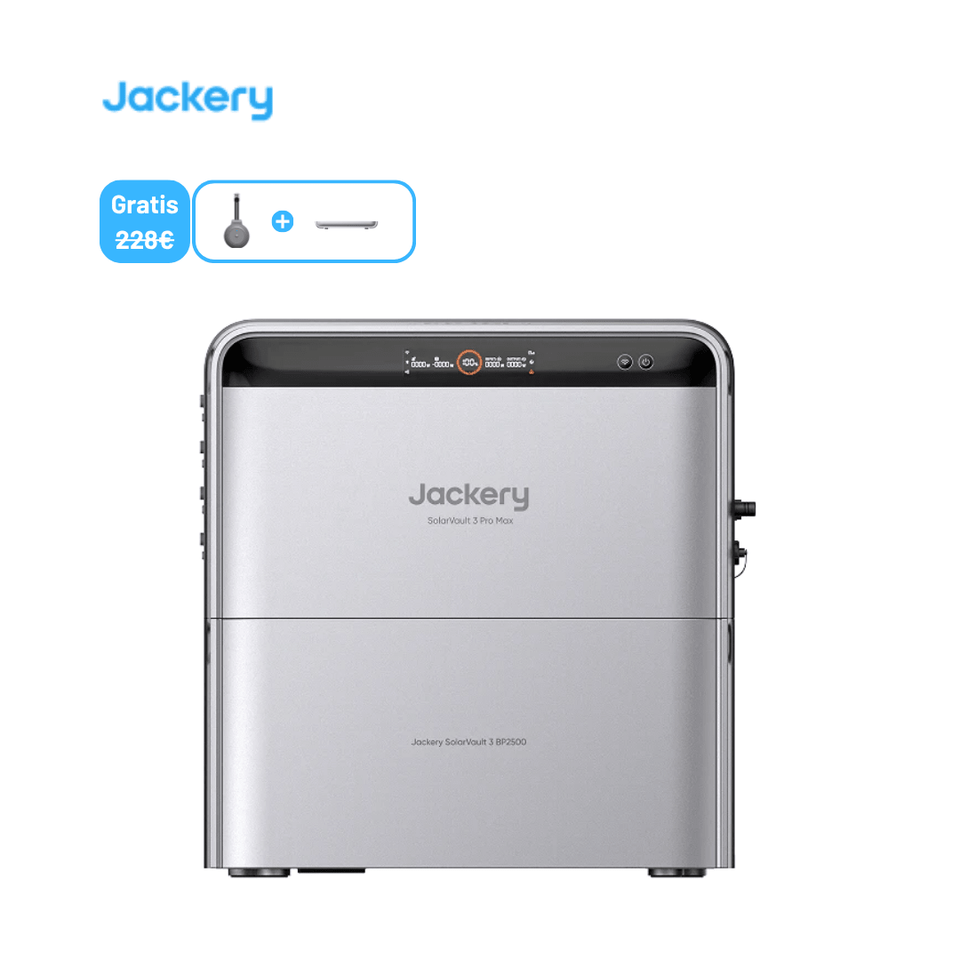 Jackery SolarVault 3 Pro+Jackery SolarVault 3 BP2500 - TeqClub.com
