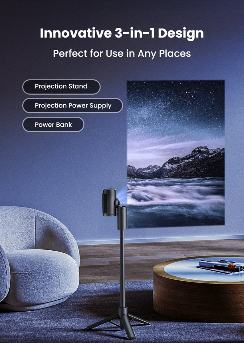 JMGO Portable Power Bank Tripod - TeqClub.com