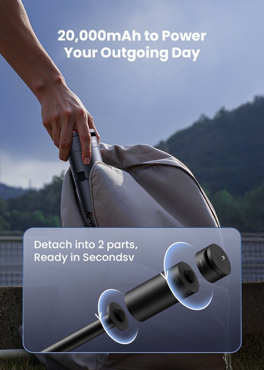 JMGO Portable Power Bank Tripod - TeqClub.com