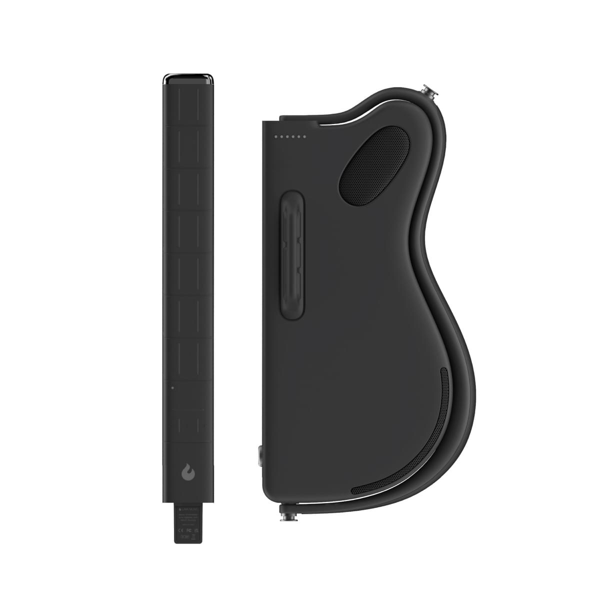 LAVA GENIE - Smart Stringless Guitar - Black - TeqClub.com