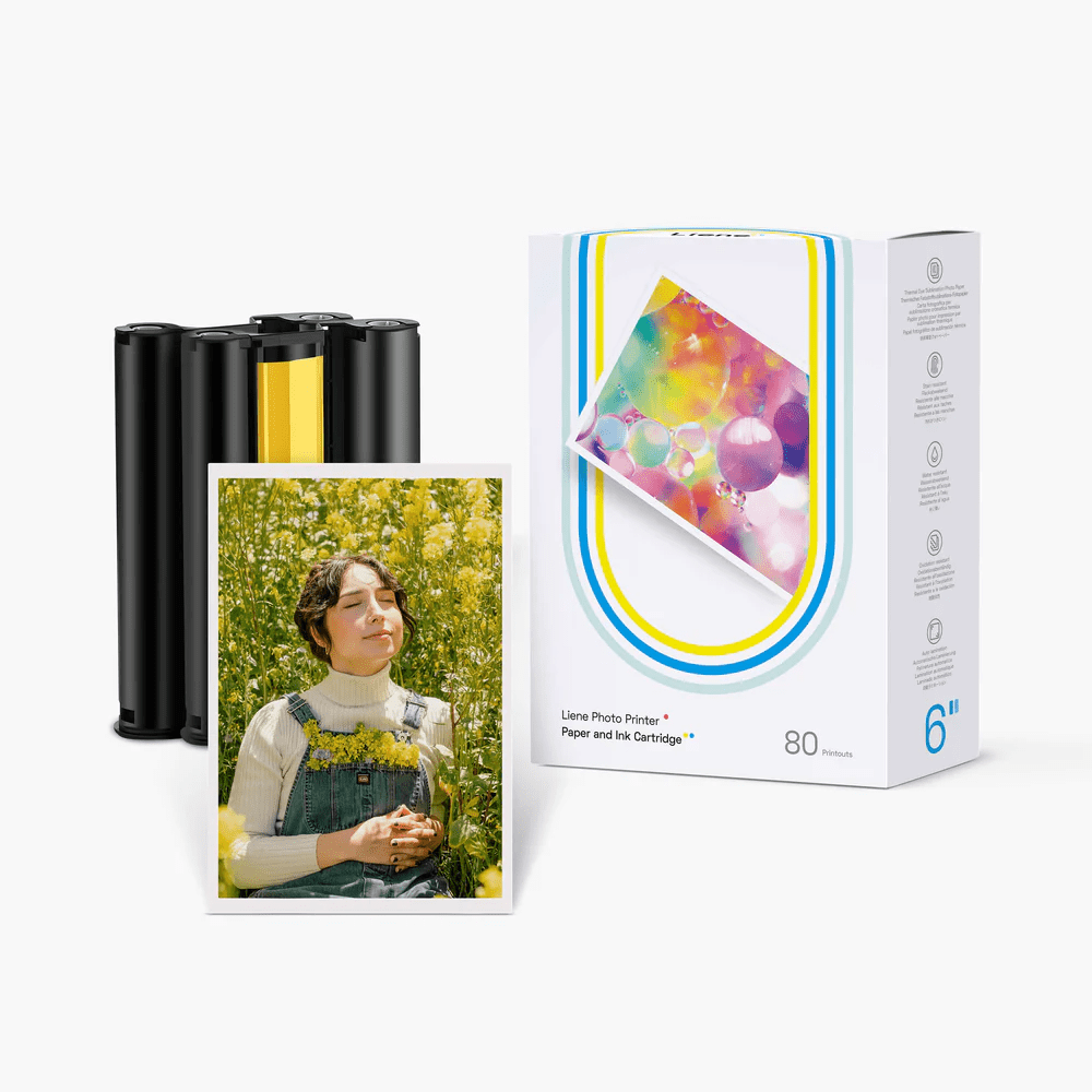 Liene Amber Photo Paper - 80 Sheets & 2 Ink Cartridges - TeqClub.com