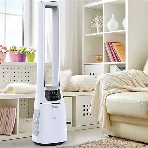 Midea Bladeless Fan & Air purifier White - TeqClub.com