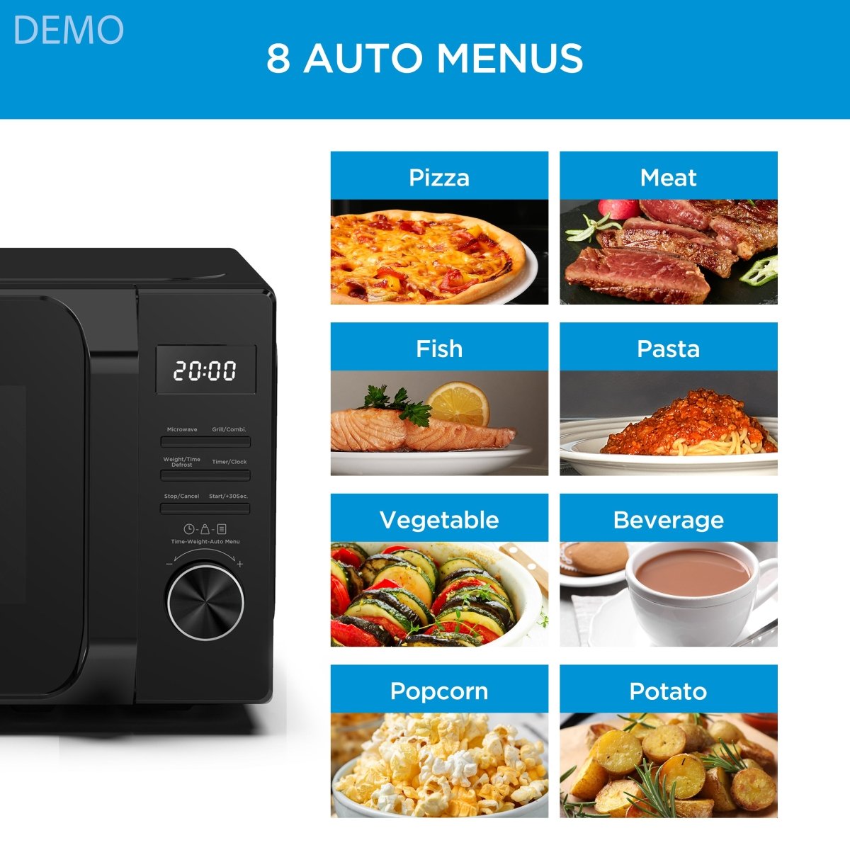 Midea MWO Black Microwave + Grill - TeqClub.com