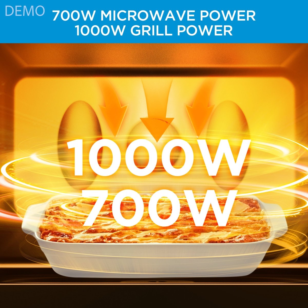 Midea MWO Black Microwave + Grill - TeqClub.com