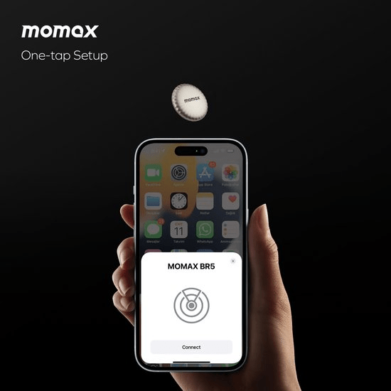 Momax PinTag Find My Tracker Titanium - TeqClub.com