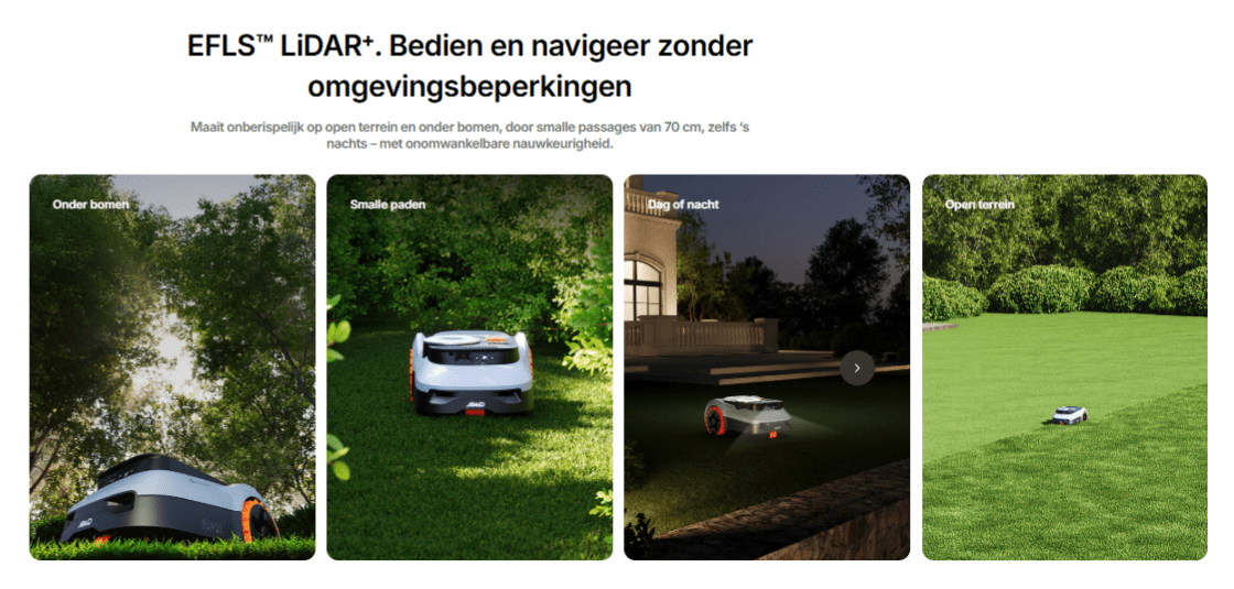 Navimow i210 Lidar pro Robotmaaier [4.1 - 6.30: Free garage valued at €199] - TeqClub.com