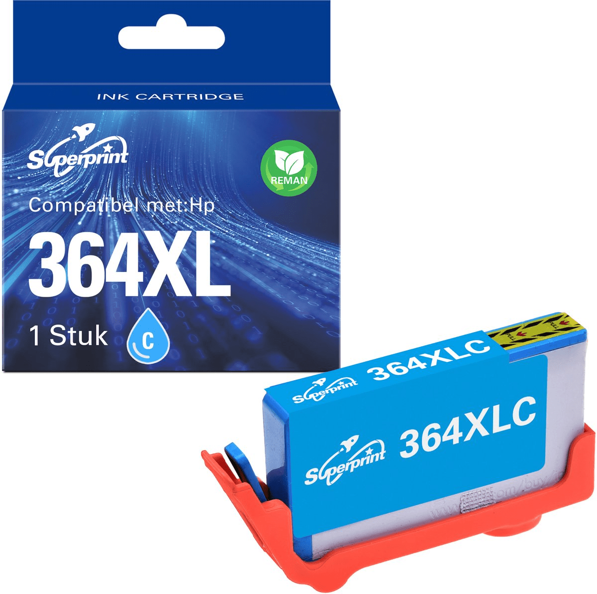 Ninestar SP - LC424 - Y - Yellow Compatible Ink Cartridge for HP 364/364XL - TeqClub.com