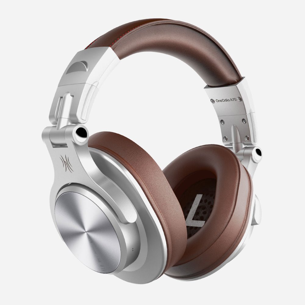 OneOdio Bluetooth Fusion A70 Sliver - brown Headphones - TeqClub.com