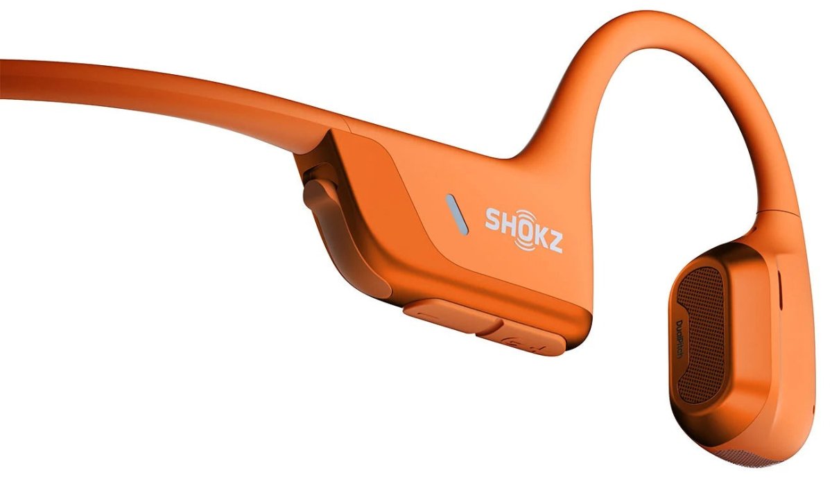 OpenRock X Orange - Open-Ear Air-Conduction Sport Earbuds