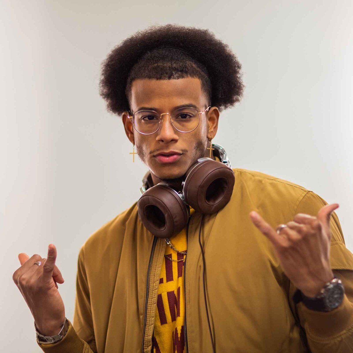 Outlet - OneOdio Wired Pro 40 Silver - brown Headphones - TeqClub.com