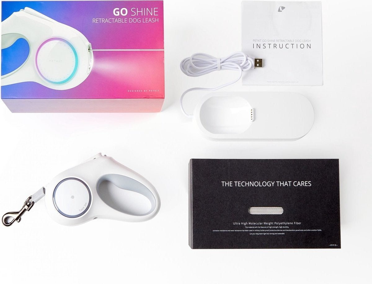 Petkit - Breezy 2 - White - Cat Carrier & Petkit - Go Shine - Dog Leashes - TeqClub.com