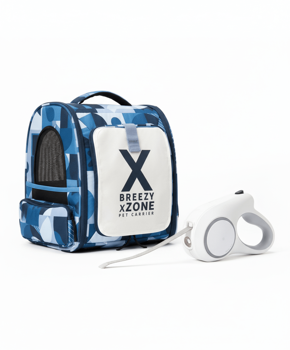 Petkit - Breezy xZone Pet Carrier - Blue & Petkit - Go Shine - Dog Leashes - TeqClub.com