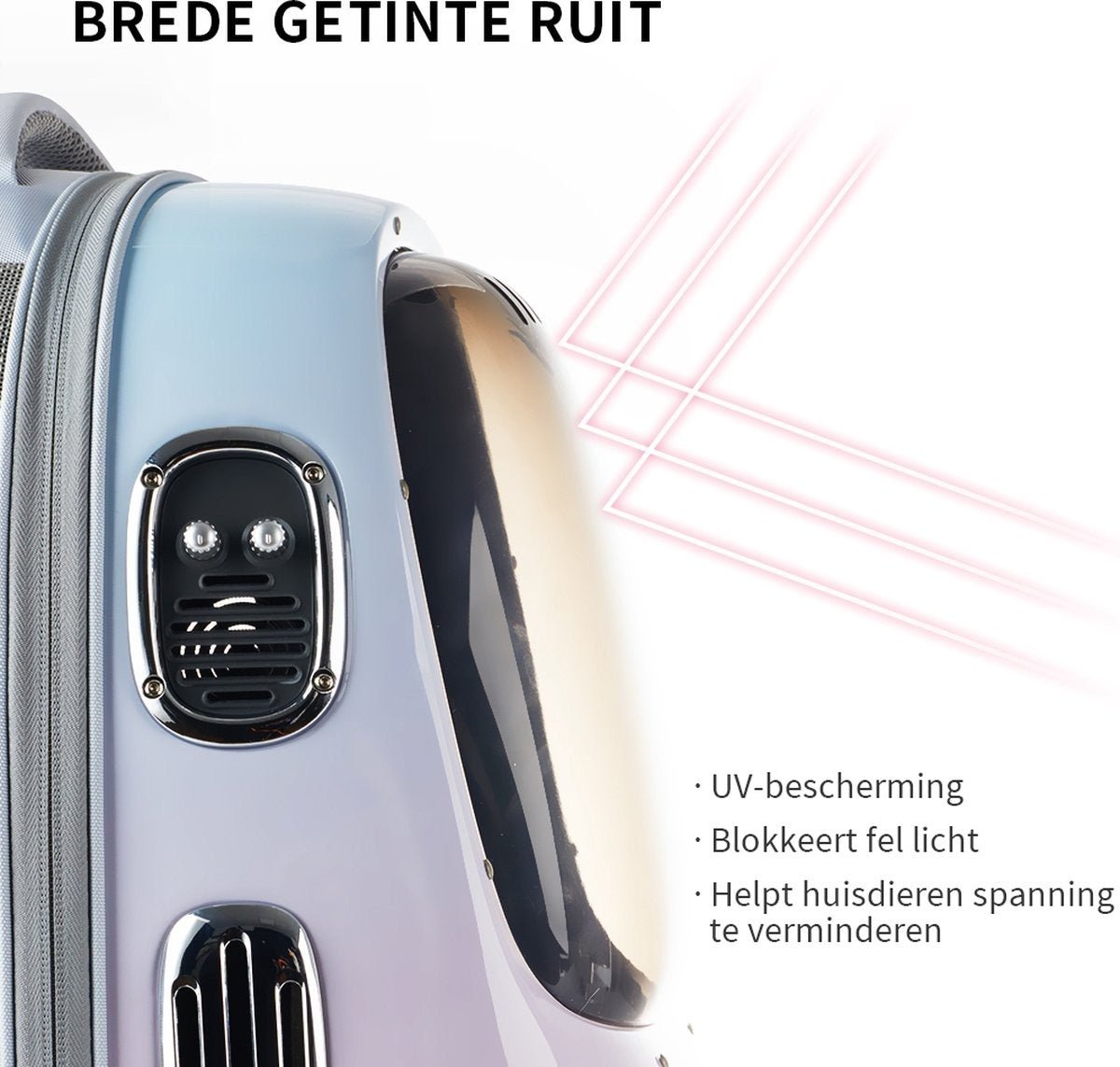 PETKIT - Breezy2 Smart Cat Carrier Pink & Petkit Go Shine Dog leash bundle - TeqClub.com