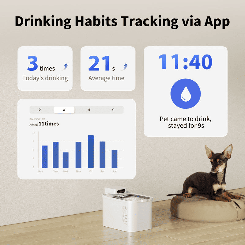 PETKIT Eversweet Max Smart Pet Drinking Fountain - TeqClub.com