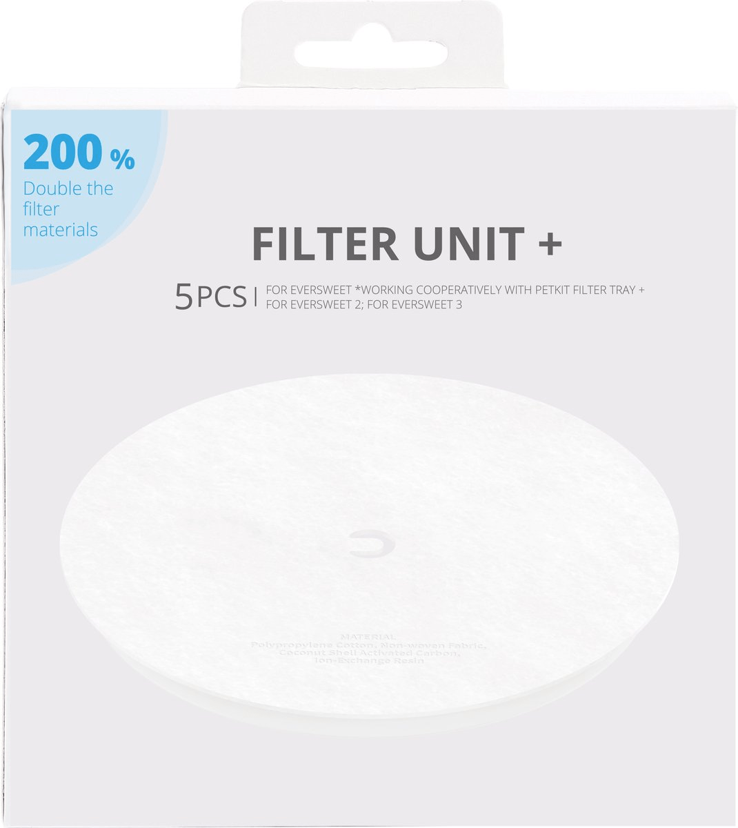 PETKIT Fountain Replacement Filters (5 - Pack) - TeqClub.com