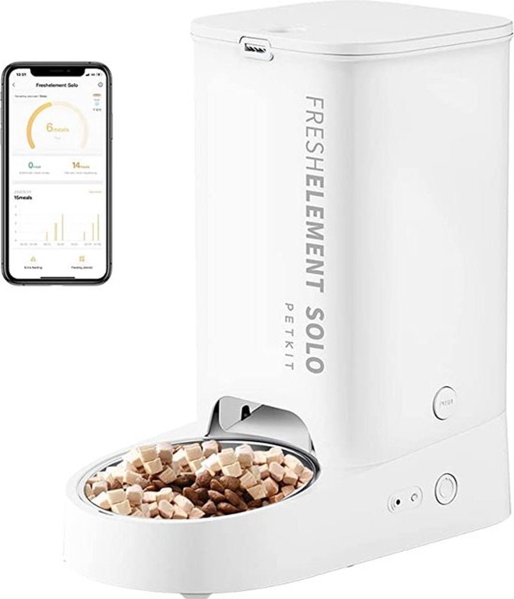 PETKIT - Fresh Element Solo & PETKIT - Feeder Desiccant Bundle - TeqClub.com